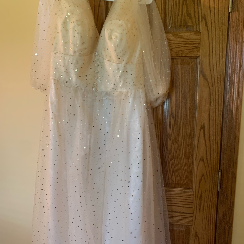 Elegant White Gown